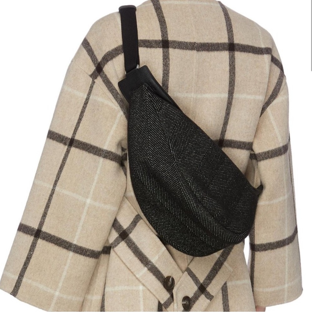 The Row cashmere banana bag